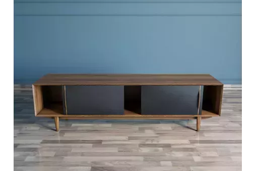 Консоль под TV Bruni Black