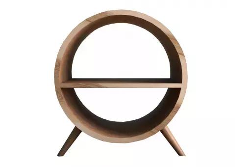 Тумба Ellipse круглая с полкой